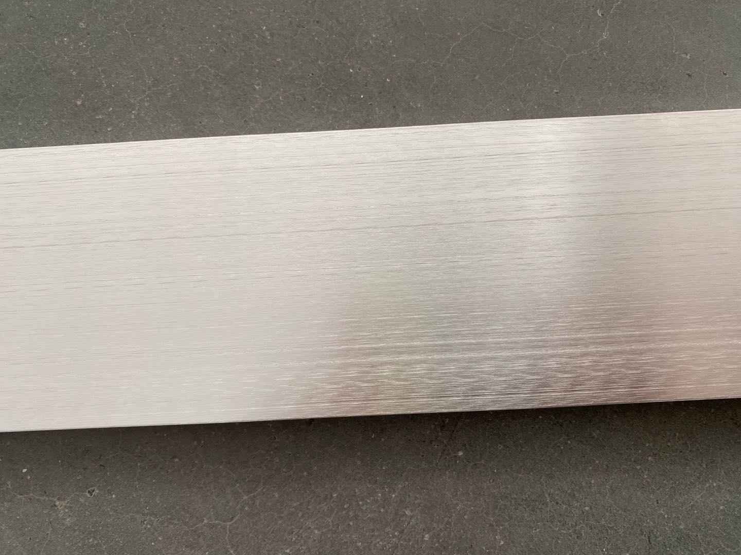 Brushed aluminum profiles